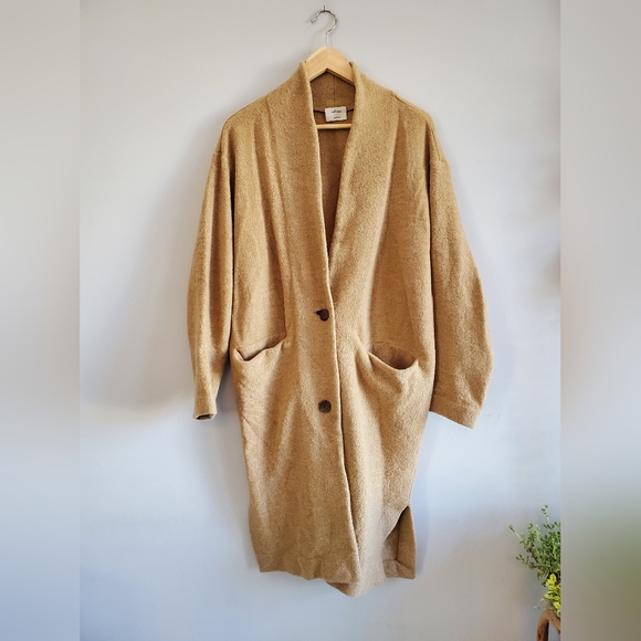 aritzia wilfred 100% merino wool cardigan, size large GUC -some wear underarms - Picture 14 of 14